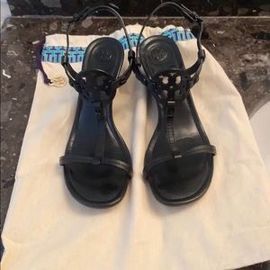 Tory Burch Black Sandals size 8